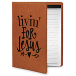 Religious Quotes and Sayings Leatherette Portfolio with Notepad - Small - Single Sided