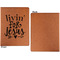 Religious Quotes and Sayings Cognac Leatherette Portfolios with Notepad - Small - Single Sided- Apvl