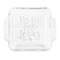Religious Quotes and Sayings Glass Cake Dish - APPROVAL (8x8)