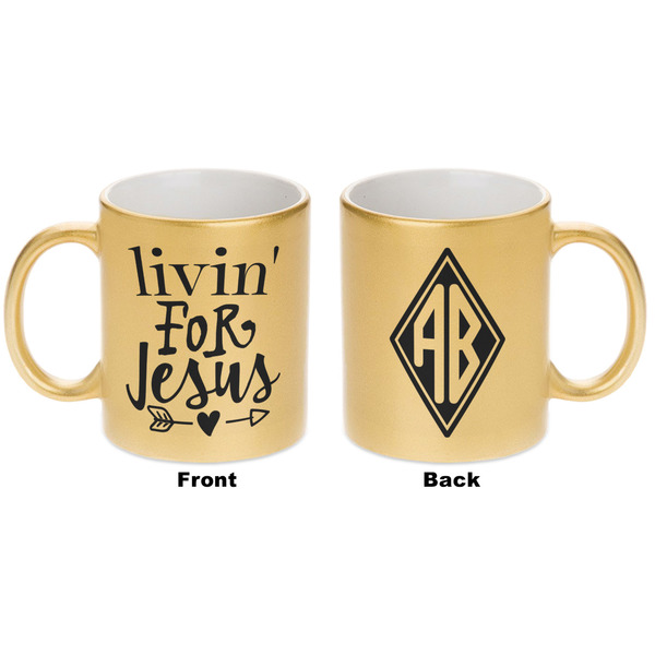 Religious Quotes and Sayings Gold Mug - Apvl