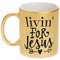 Religious Quotes and Sayings Gold Mug - Main