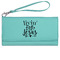 Religious Quotes and Sayings Ladies Leatherette Wallet - Laser Engraved- Teal