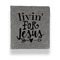 Religious Quotes and Sayings Leather Binder - 1" - Grey