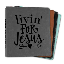 Religious Quotes and Sayings Leather Binder - 1"