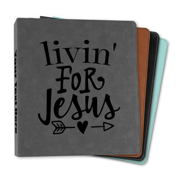 Custom Religious Quotes and Sayings Leather Binder - 1"