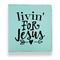 Religious Quotes and Sayings Leather Binders - 1" - Teal - Front View