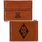 Religious Quotes and Sayings Leather Business Card Holder - Front Back