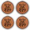 Religious Quotes and Sayings Leather Coaster Set of 4