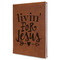 Religious Quotes and Sayings Leather Sketchbook - Large - Single Sided