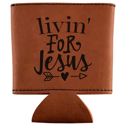 Religious Quotes and Sayings Leatherette Can Sleeve (Personalized)