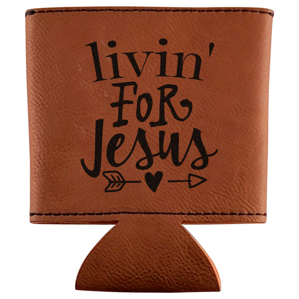Custom Religious Quotes and Sayings Leatherette Can Sleeve