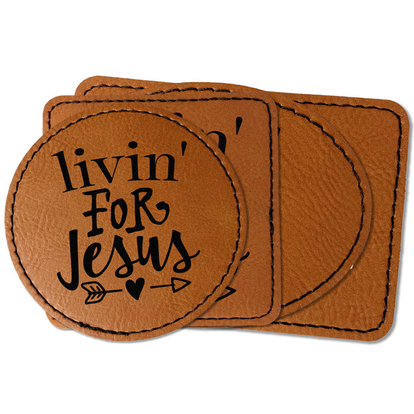 Custom Religious Quotes and Sayings Faux Leather Iron On Patch