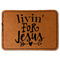 Religious Quotes and Sayings Leatherette Patches - Rectangle