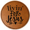 Religious Quotes and Sayings Leatherette Patches - Round