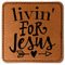 Religious Quotes and Sayings Leatherette Patches - Square
