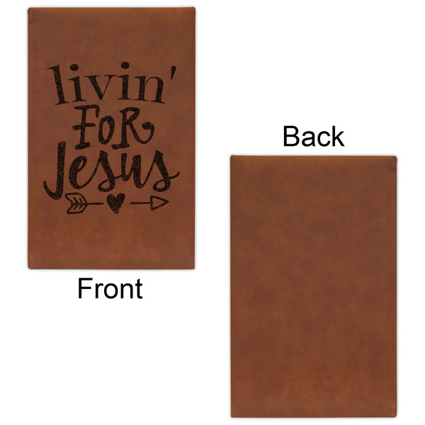 Religious Quotes and Sayings Leatherette Sketchbooks - Small - Single Sided - Front & Back View