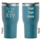 Religious Quotes and Sayings RTIC Tumbler - Dark Teal - Double Sided - Front & Back
