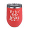Religious Quotes and Sayings Stainless Wine Tumblers - Coral - Double Sided - Front