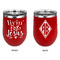 Religious Quotes and Sayings Stainless Wine Tumblers - Red - Double Sided - Approval