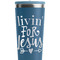Religious Quotes and Sayings Steel Blue RTIC Everyday Tumbler - 28 oz. - Close Up