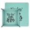 Religious Quotes and Sayings Teal Faux Leather Valet Trays - PARENT MAIN