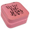 Religious Quotes and Sayings Travel Jewelry Boxes - Pink Leather