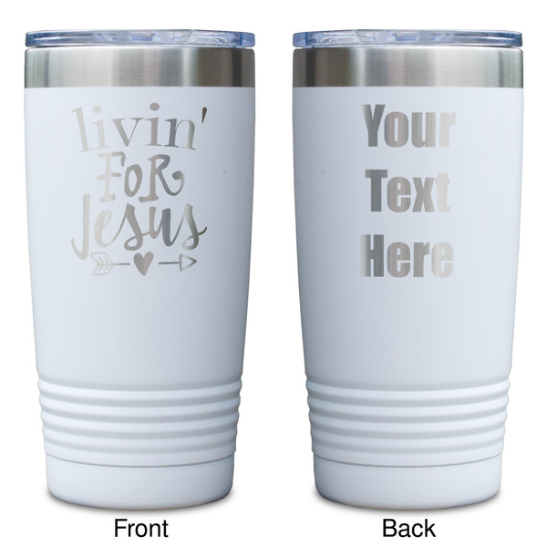 Religious Quotes and Sayings White Polar Camel Tumbler - 20oz - Double Sided - Approval