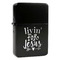 Religious Quotes and Sayings Windproof Lighters - Black - Front/Main