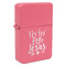 Religious Quotes and Sayings Windproof Lighters - Pink - Front/Main
