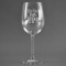 Religious Quotes and Sayings Wine Glass - Main/Approval