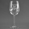 Religious Quotes and Sayings Wine Glass - Engraved