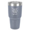 Funny Quotes and Sayings 30 oz Stainless Steel Ringneck Tumbler - Grey - Front