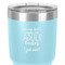 Funny Quotes and Sayings 30 oz Stainless Steel Ringneck Tumbler - Teal - Close Up