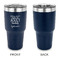 Funny Quotes and Sayings 30 oz Stainless Steel Ringneck Tumblers - Navy - Single Sided - APPROVAL
