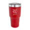 Funny Quotes and Sayings 30 oz Stainless Steel Ringneck Tumblers - Red - FRONT