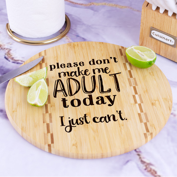Funny Quotes and Sayings Bamboo Cutting Board - In Context