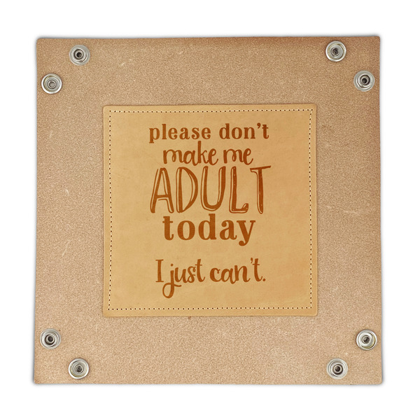 Funny Quotes and Sayings Genuine Leather Valet Trays - FRONT (flat)