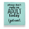 Funny Quotes and Sayings Leather Binder - 1" - Teal