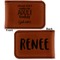 Funny Quotes and Sayings Leatherette Magnetic Money Clip - Front and Back