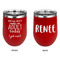 Funny Quotes and Sayings Stainless Wine Tumblers - Red - Double Sided - Approval