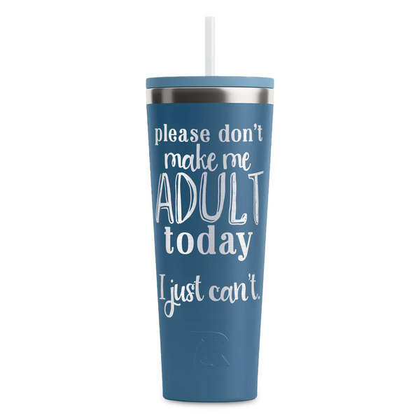 Custom Funny Quotes and Sayings RTIC Everyday Tumbler with Straw - 28oz