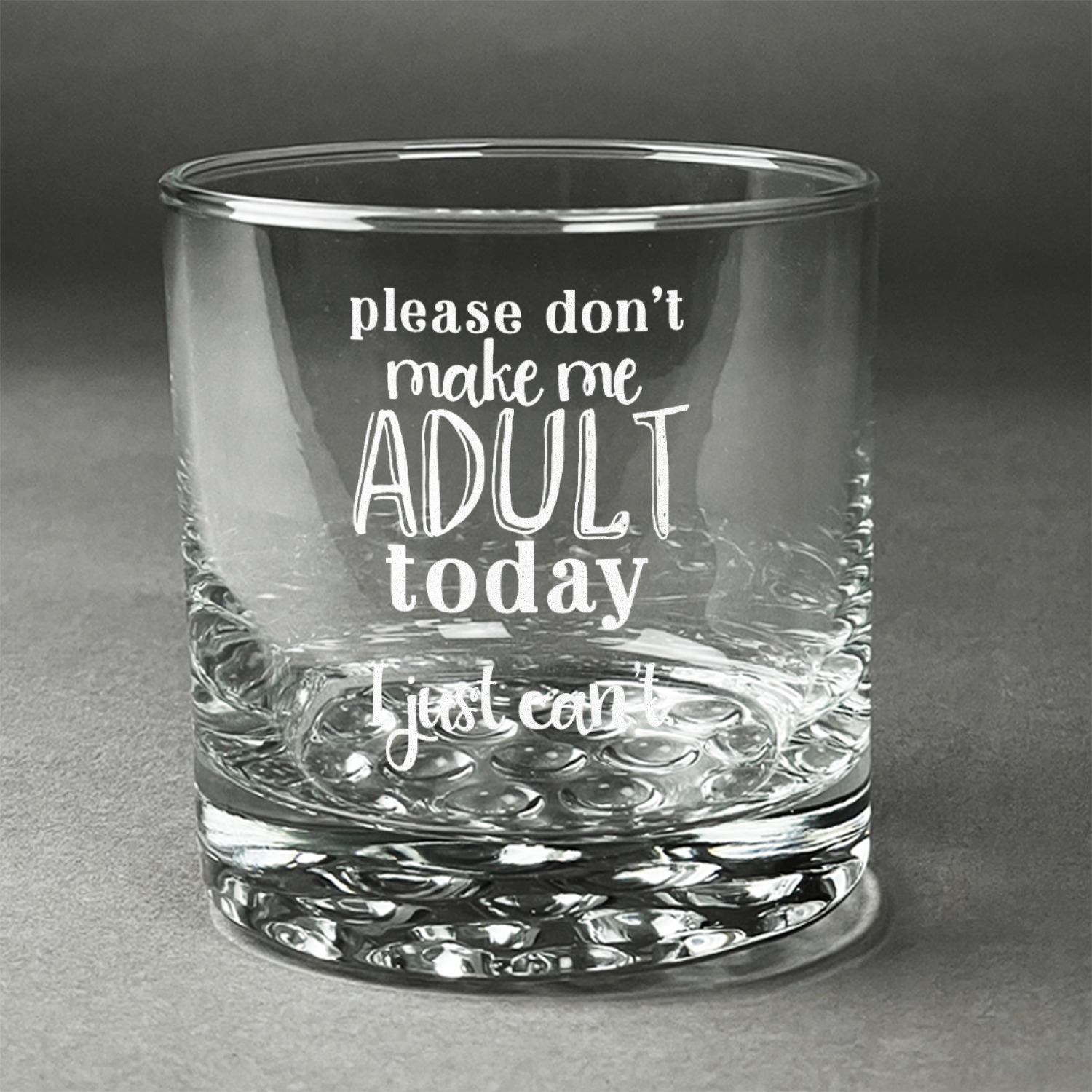Funny Quotes and Sayings Whiskey Glass - Engraved - YouCustomizeIt