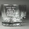 Funny Quotes and Sayings Whiskey Glasses Set of 4 - Engraved Front