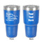 Sister Quotes and Sayings 30 oz Stainless Steel Ringneck Tumbler - Blue - Double Sided - Front & Back