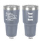 Sister Quotes and Sayings 30 oz Stainless Steel Ringneck Tumbler - Grey - Double Sided - Front & Back