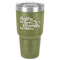 Sister Quotes and Sayings 30 oz Stainless Steel Ringneck Tumbler - Olive - Front