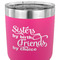 Sister Quotes and Sayings 30 oz Stainless Steel Ringneck Tumbler - Pink - CLOSE UP