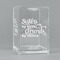 Sister Quotes and Sayings Acrylic Pen Holder - Angled View