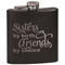 Sister Quotes and Sayings Black Flask Set