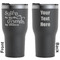 Sister Quotes and Sayings Black RTIC Tumbler - Front and Back
